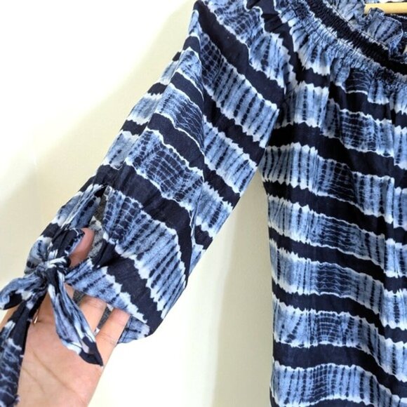 MICHAEL Michael Kors Women's Off the Shoulder Tie Dye Top Size L - Picture 4 of 5